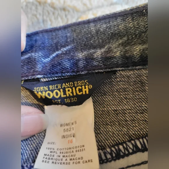 Woolrich Blue Denim Maxi Skirt - Picture 6 of 8